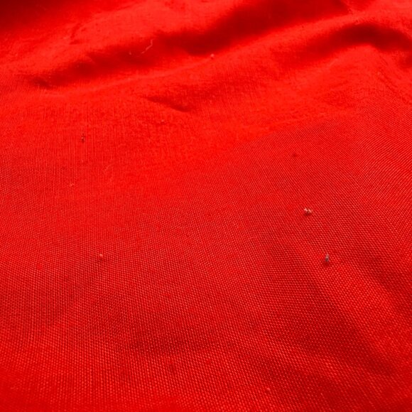 Vintage Seminole Native American Indian Patchwork Red Dress Womens Handmade 70s - Picture 4 of 5